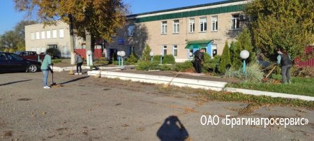 ОАО "Брагинагросервис" принял участи в районном субботнике